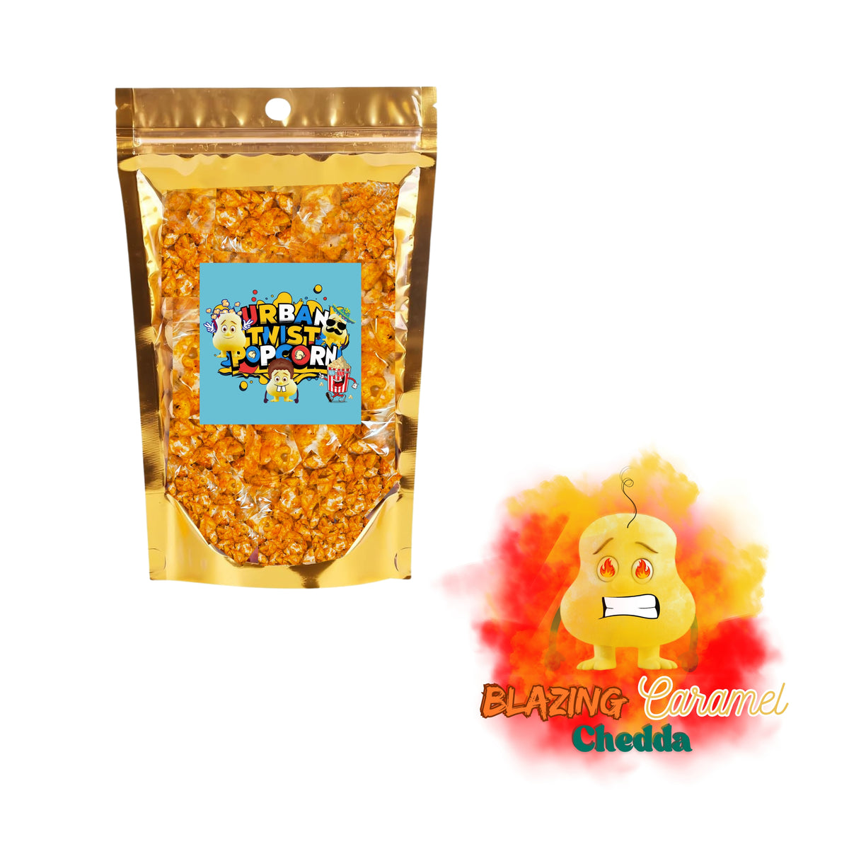 Blazing Caramel Chedda Gourmet Popcorn